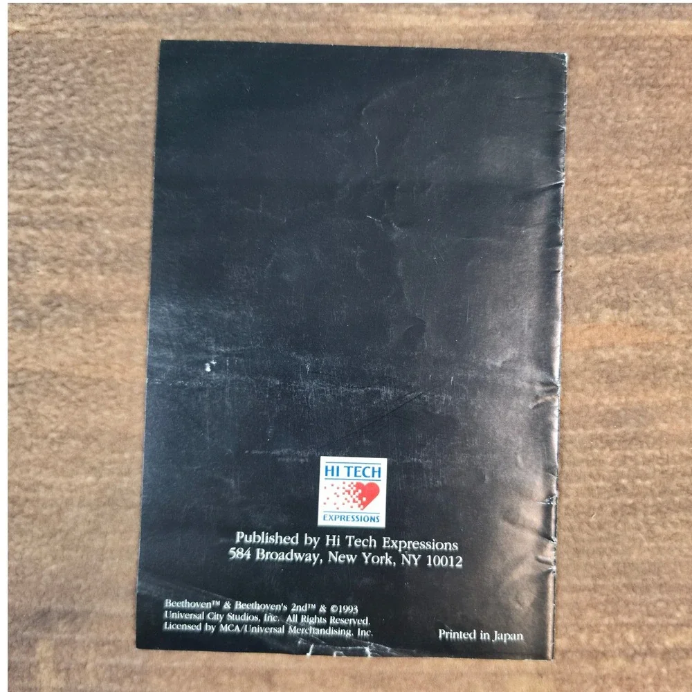 Nintendo Beethoven Ultimate Canine Caper SNES Manual Black Good 1993 Manual Only